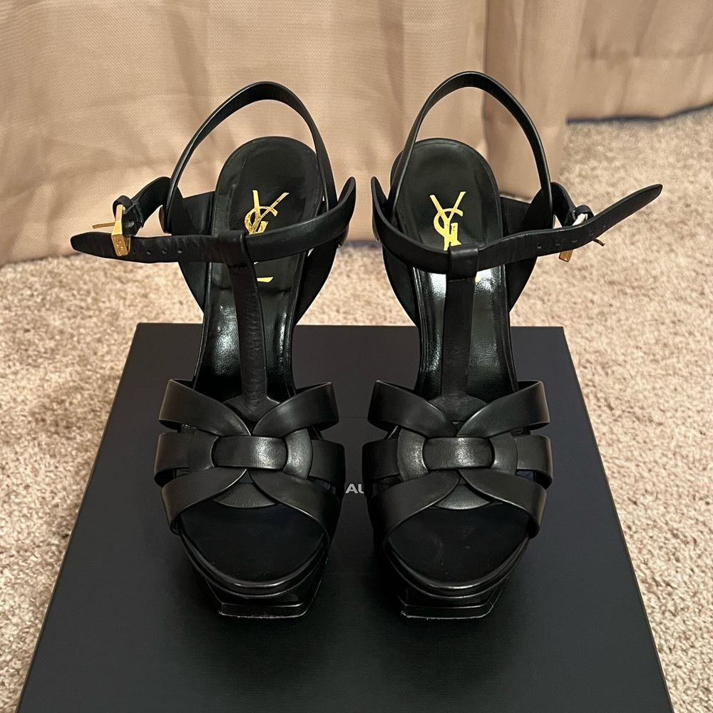 YSL Tribute 105mm Platform Sandals